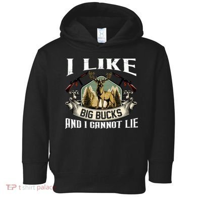 Funny Hunting Bucks Toddler Hoodie