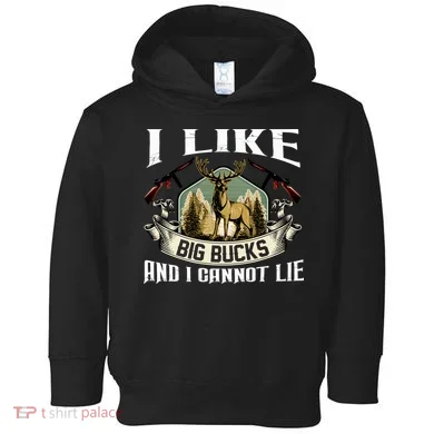 Funny Hunting Bucks Toddler Hoodie