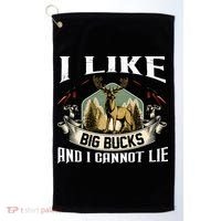Funny Hunting Bucks Golf Towel thumb 0
