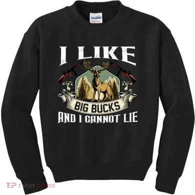 Funny Hunting Bucks Kids Sweatshirt