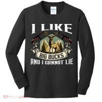 Funny Hunting Bucks Kids Long Sleeve Shirt thumb 0