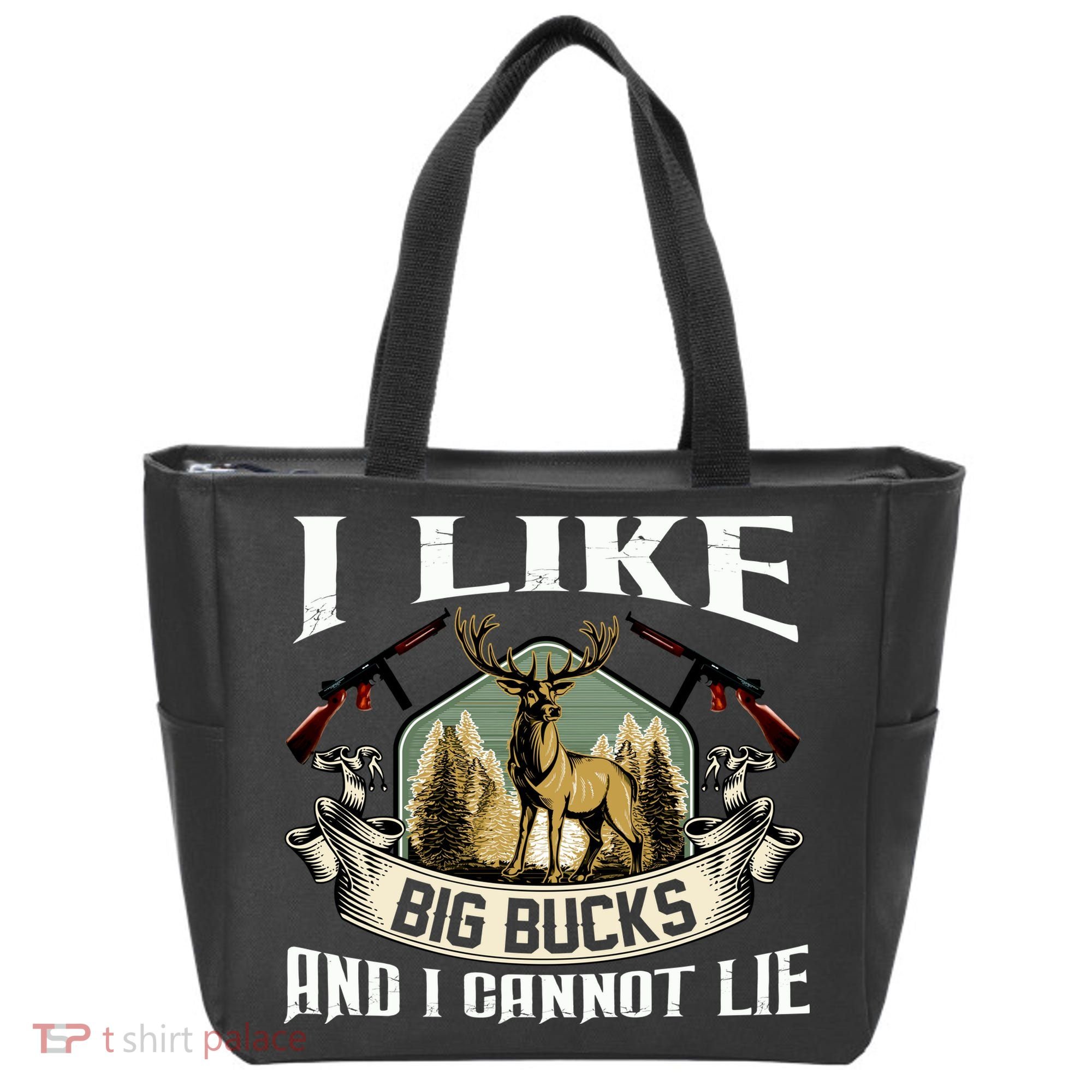 Funny Hunting Bucks Tote Bag