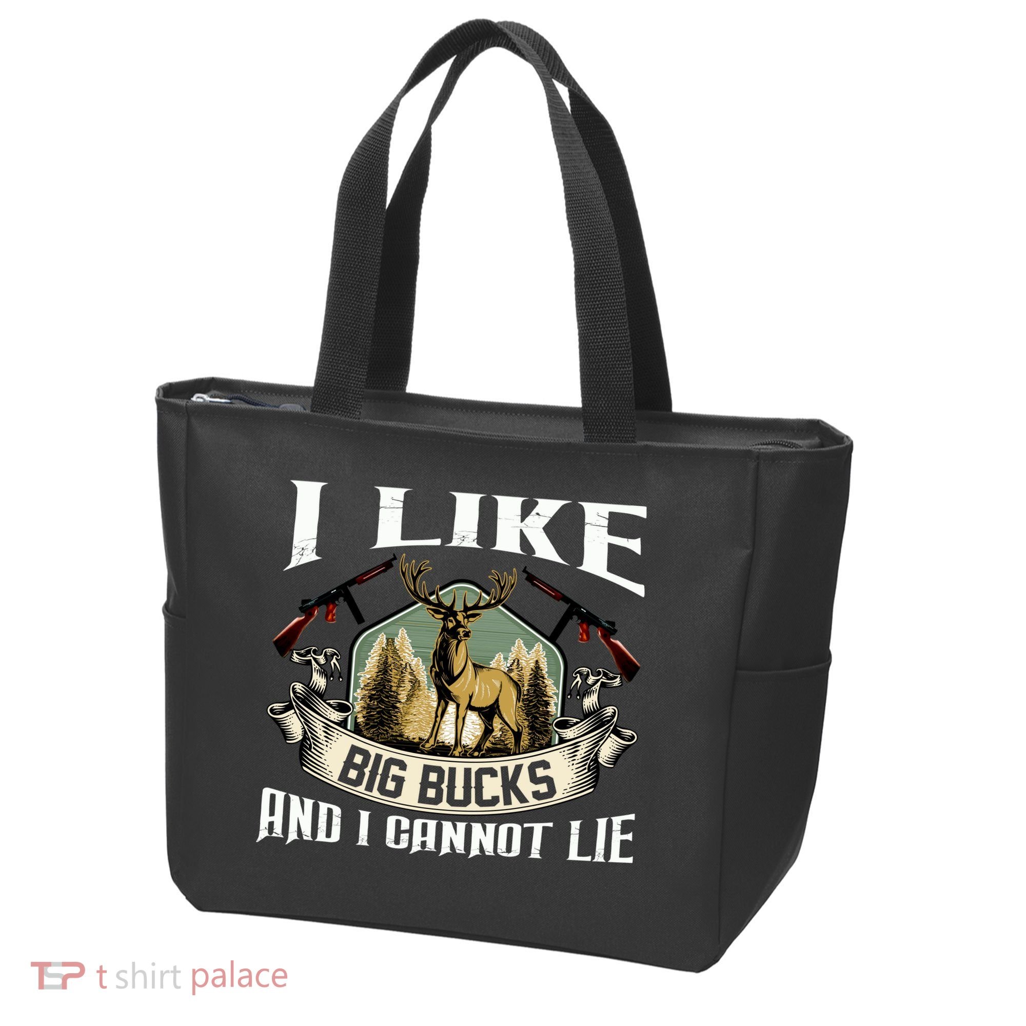 Funny Hunting Bucks Tote Bag
