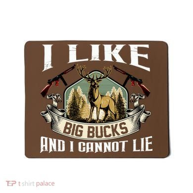 Funny Hunting Bucks Mousepad