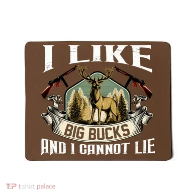 Funny Hunting Bucks Mousepad