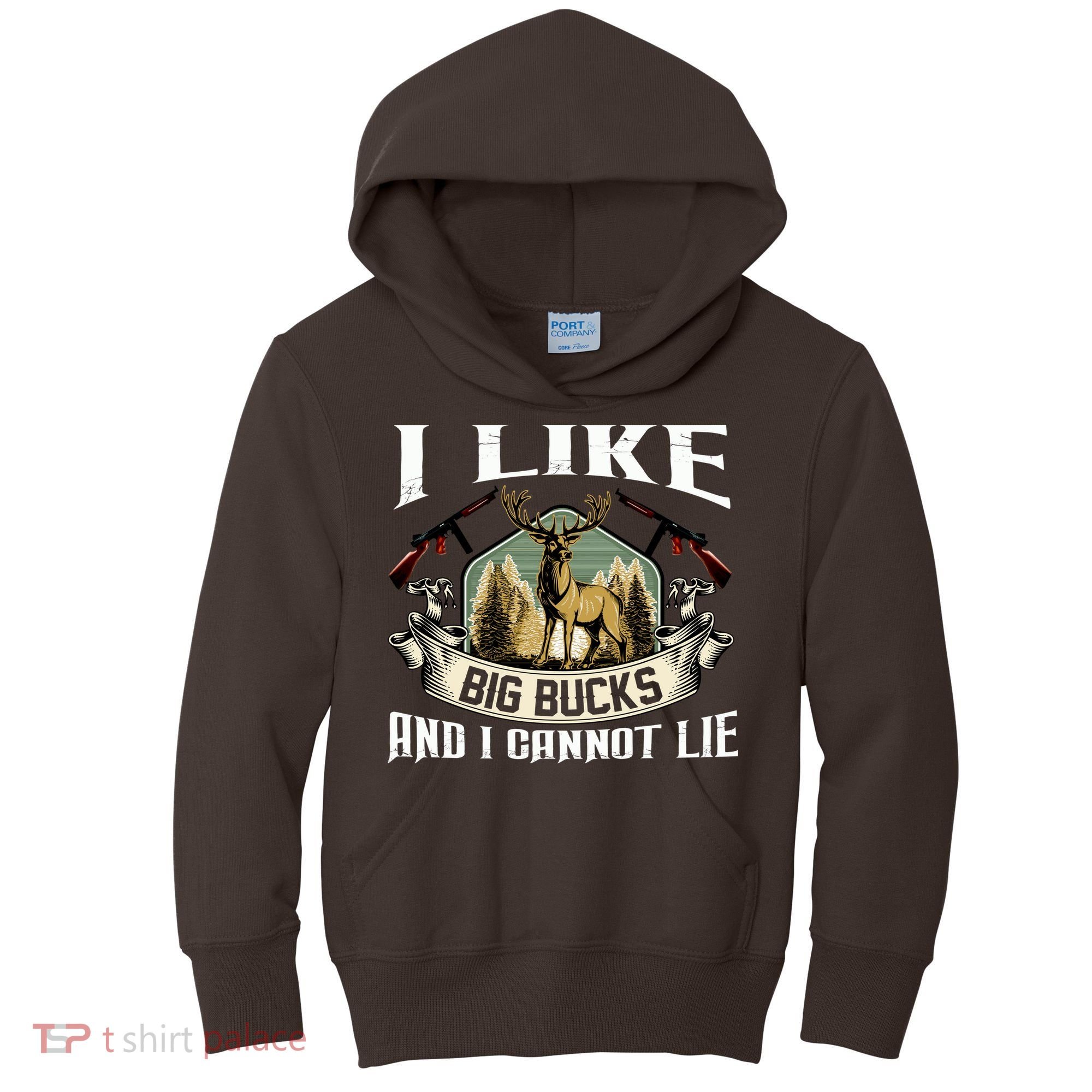 Funny Hunting Bucks Kids Hoodie