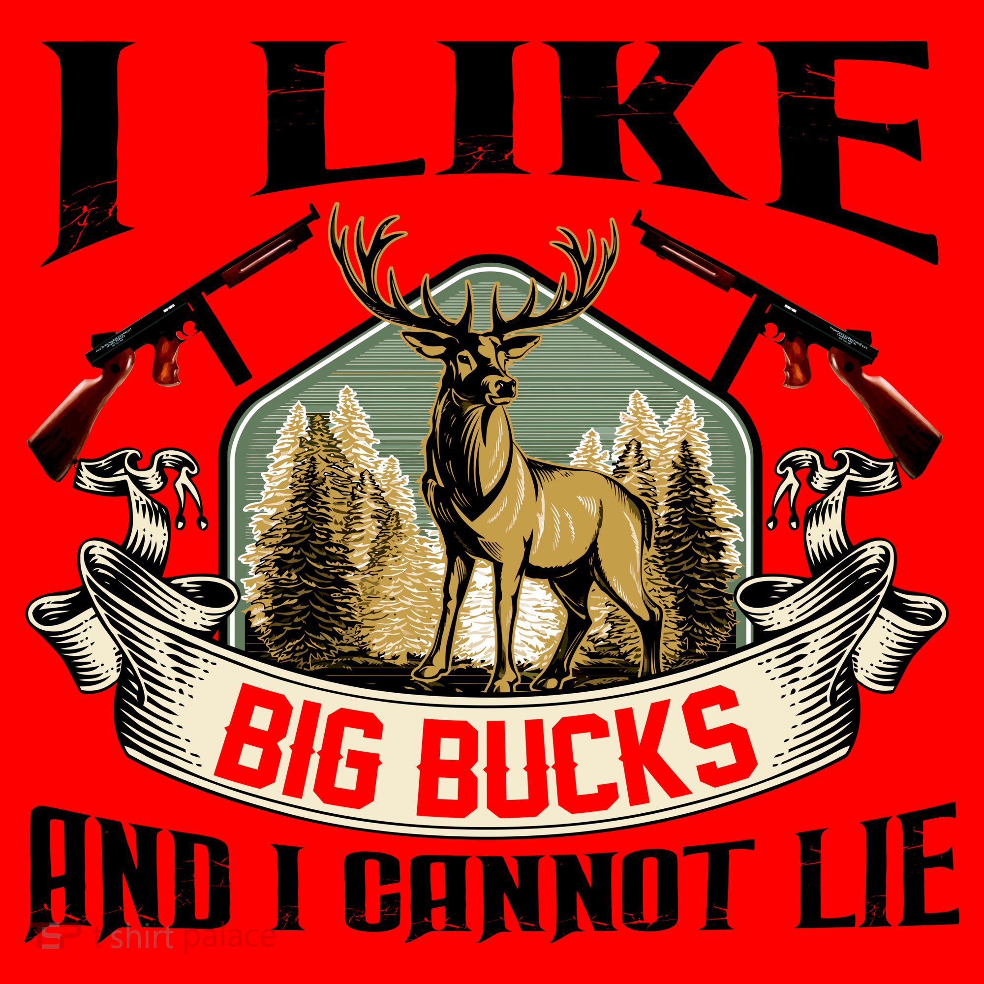 Funny Hunting Bucks Santa Hat