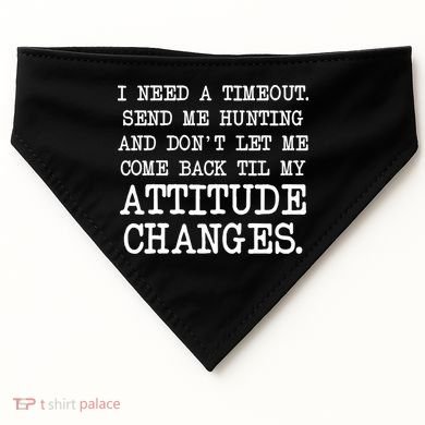 Funny Hunting Meme USA-Made Doggie Bandana