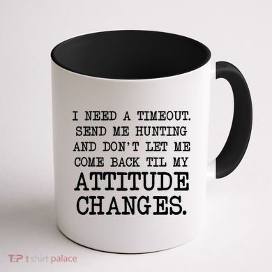 Funny Hunting Meme Coffee Mug back