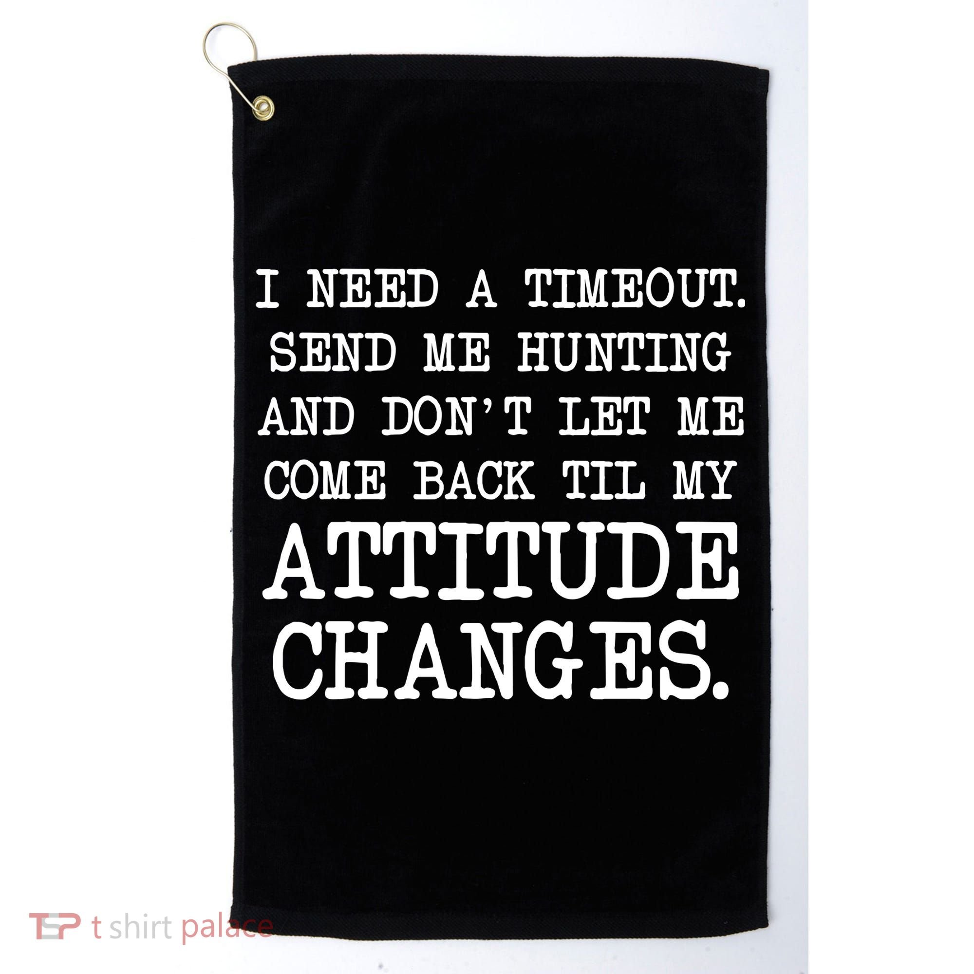 Funny Hunting Meme Golf Towel