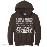 Funny Hunting Meme Kids Hoodie thumb 0