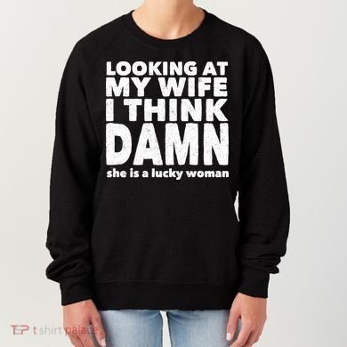 Funny Husband Lucky Wife Women's Sweatshirt