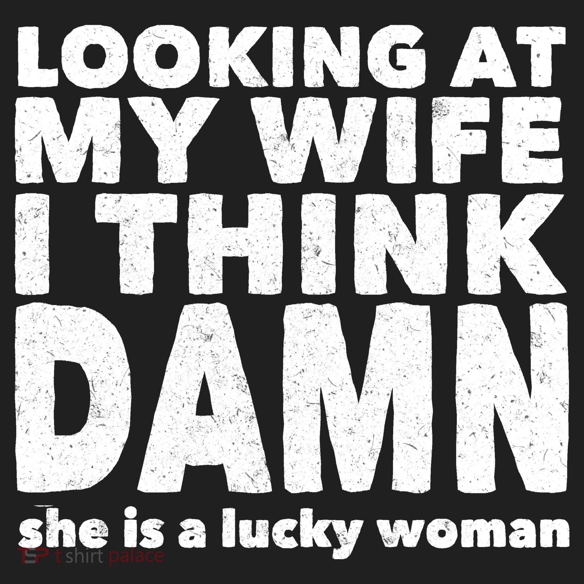 Funny Husband Lucky Wife Women's Sweatshirt