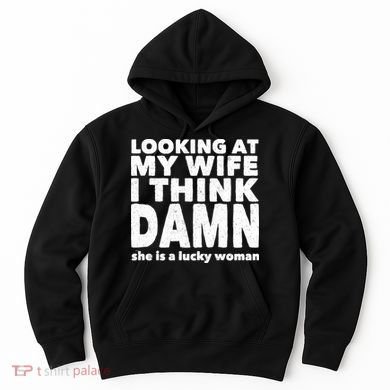 Funny Husband Lucky Wife Hoodie