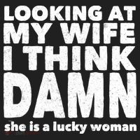Funny Husband Lucky Wife Tumbler thumb 3