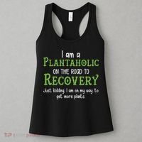 Funny I Am A Plantaholic On the Road To Recovery Women's Tank Top thumb 3