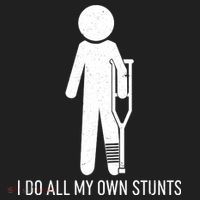 Funny I Do All Of My Own Stunts Women's Sweatshirt thumb 2