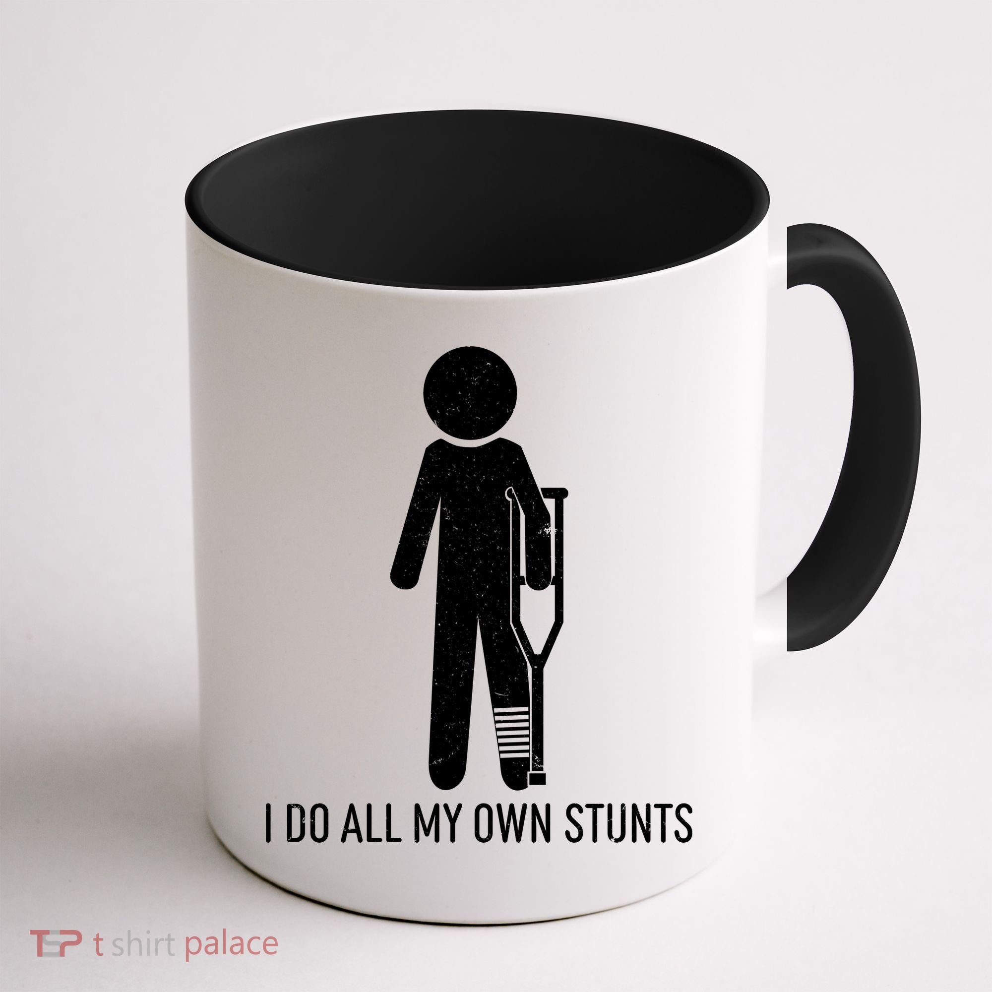 Funny I Do All Of My Own Stunts Coffee Mug