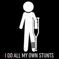 Funny I Do All Of My Own Stunts Ornament thumb 1