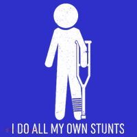 Funny I Do All Of My Own Stunts Visor thumb 3