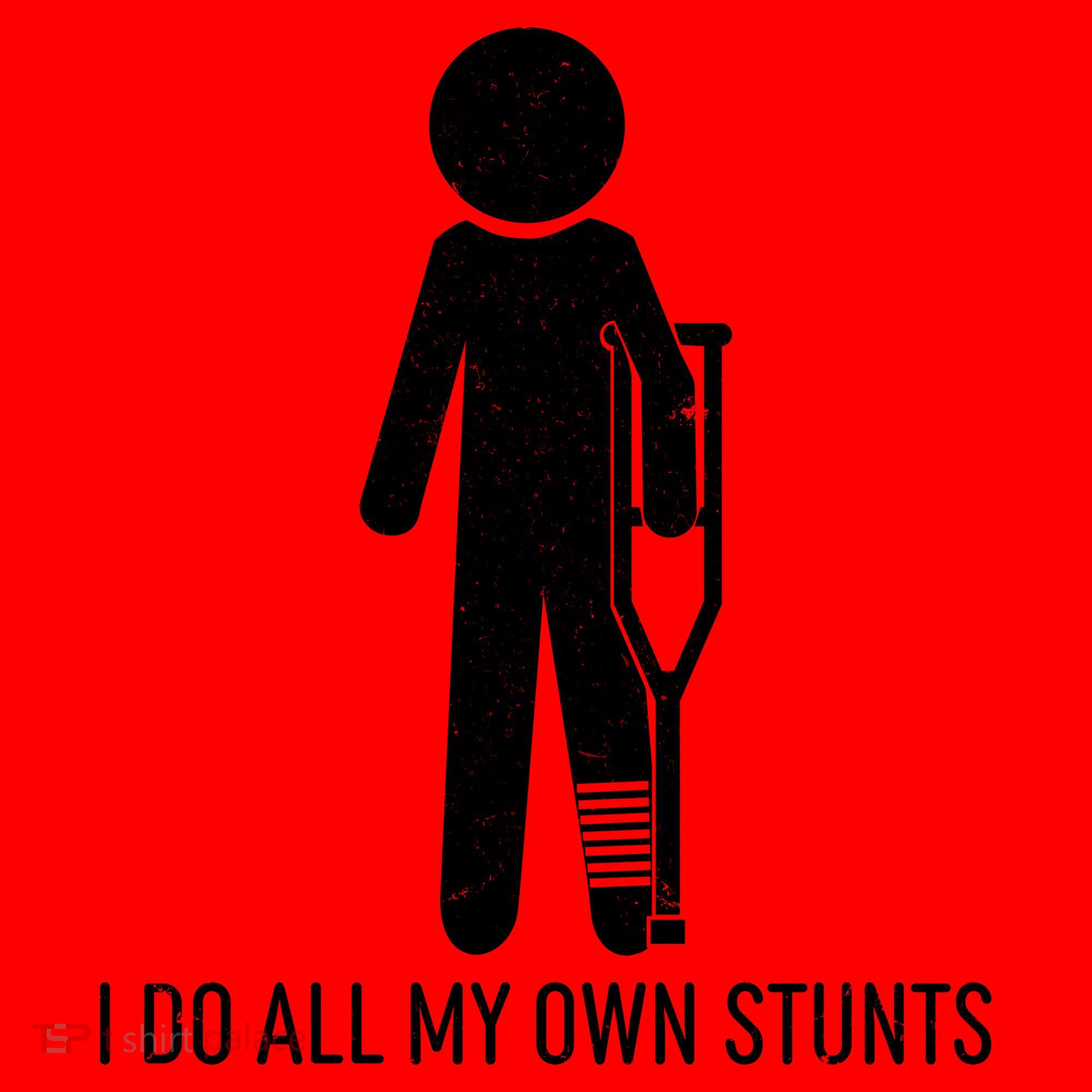 Funny I Do All Of My Own Stunts Santa Hat