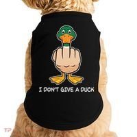 Funny I Don't Give A Duck Doggie Tank thumb 0