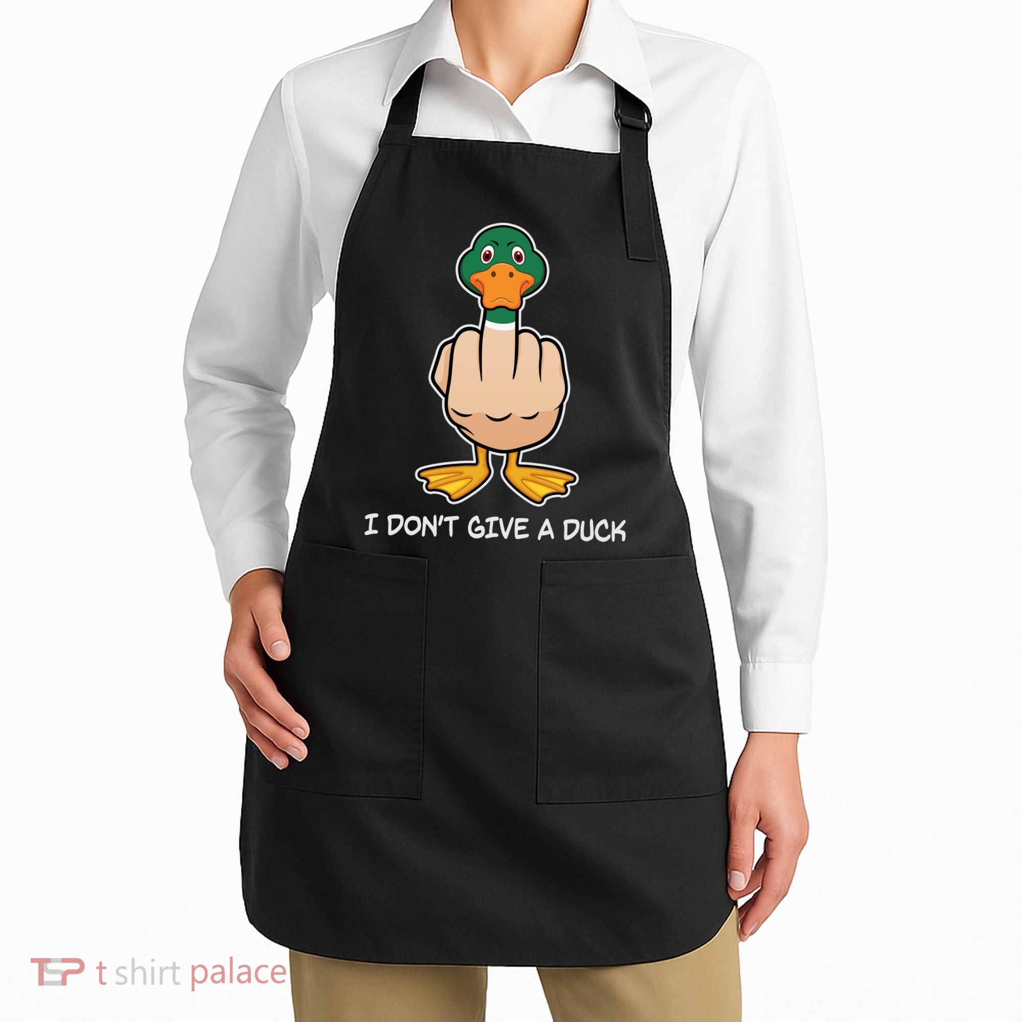 Funny I Don't Give A Duck Apron