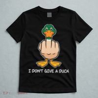 Funny I Don't Give A Duck T-Shirt thumb 5
