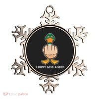 Funny I Don't Give A Duck Ornament thumb 0