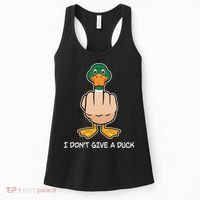 Funny I Don't Give A Duck Women's Tank Top thumb 0
