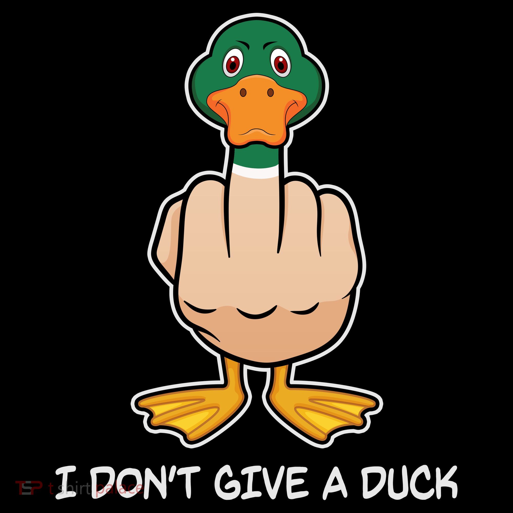 Funny I Don't Give A Duck Baby Bodysuit