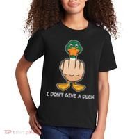 Funny I Don't Give A Duck Kids T-Shirt thumb 2