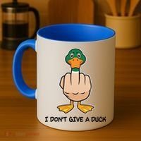 Funny I Don't Give A Duck Coffee Mug thumb 4