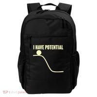 Funny I Have Potential Science  Backpack thumb 0