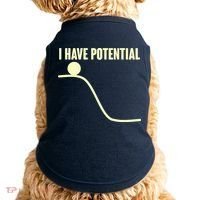 Funny I Have Potential Science  Doggie Tank thumb 0