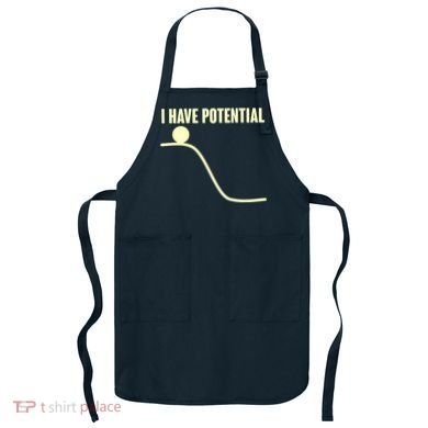 Funny I Have Potential Science  Apron