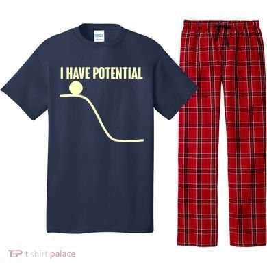 Funny I Have Potential Science  Pajama Set