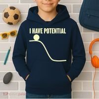 Funny I Have Potential Science  Kids Hoodie thumb 2