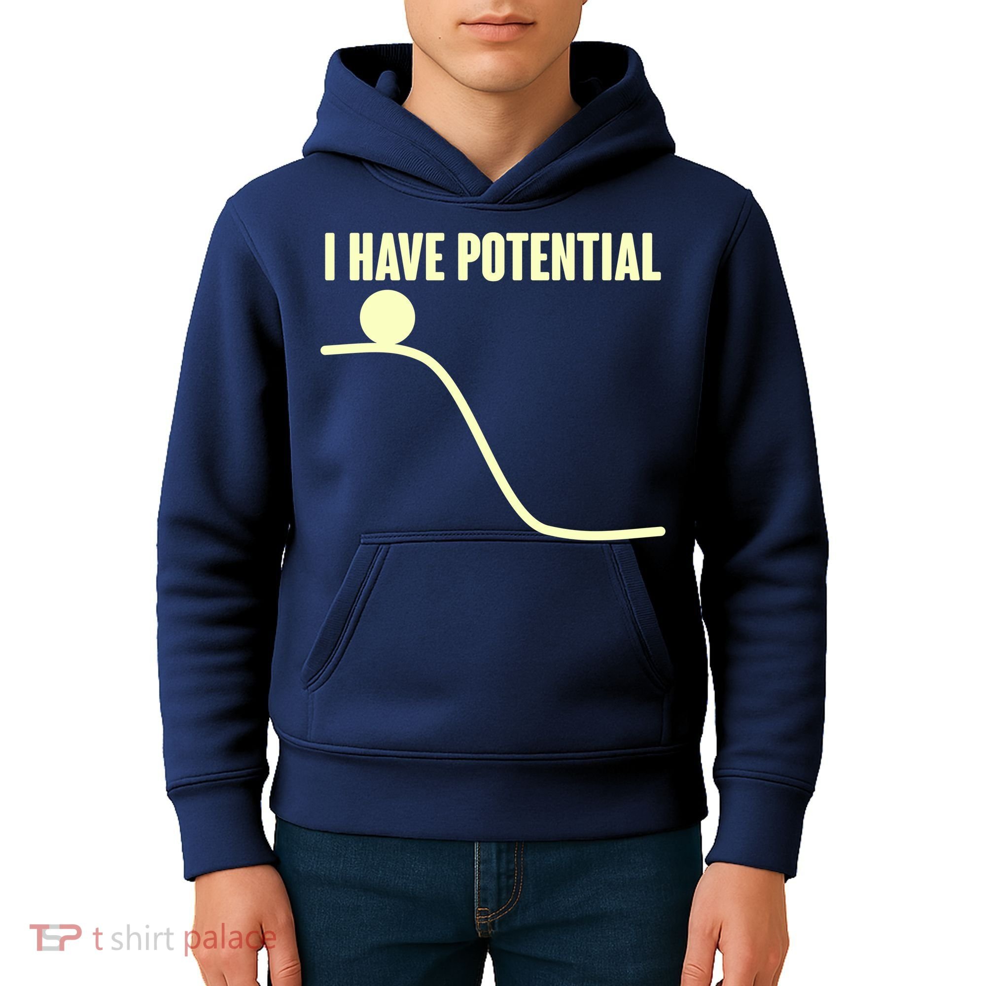 Funny I Have Potential Science  Kids Hoodie