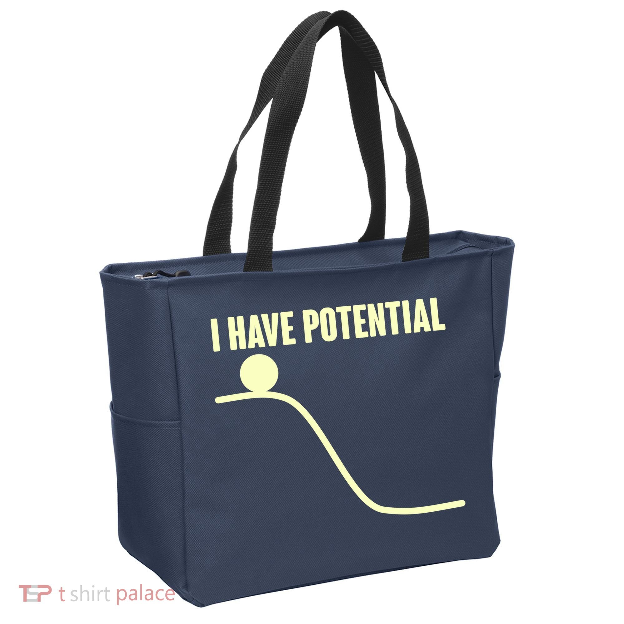 Funny I Have Potential Science  Tote Bag