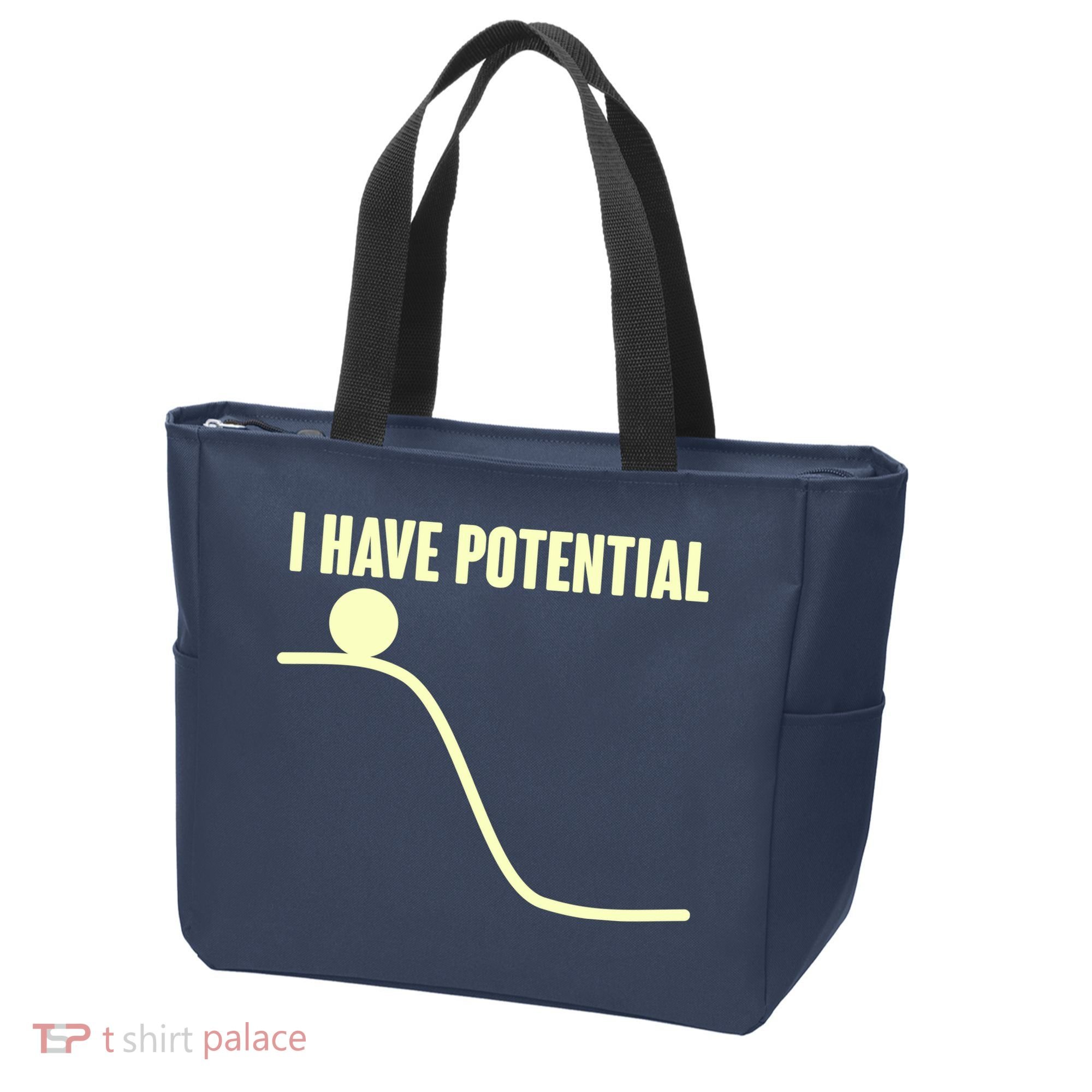 Funny I Have Potential Science  Tote Bag