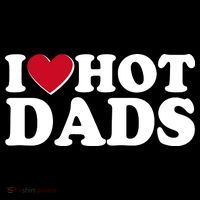 Funny I Heart Love Hot Dads Women's Hoodie thumb 2