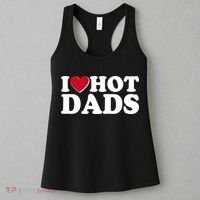 Funny I Heart Love Hot Dads Women's Tank Top thumb 3