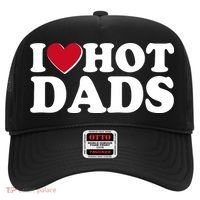 Funny I Heart Love Hot Dads Hat thumb 0