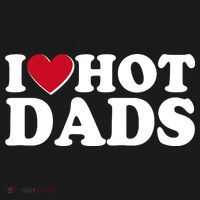 Funny I Heart Love Hot Dads Visor thumb 3