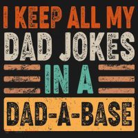 Funny I Keep All Of My Dad Jokes In A Dad-A-Base Ornament thumb 1