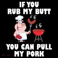 Funny I Like Butt Rubbed And My Pork Pulled Ornament thumb 1