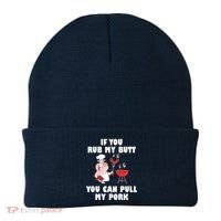 Funny I Like Butt Rubbed And My Pork Pulled Beanie thumb 0