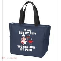 Funny I Like Butt Rubbed And My Pork Pulled Tote Bag thumb 3