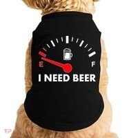 Funny I Need Beer Gas Meter  Doggie Tank thumb 0